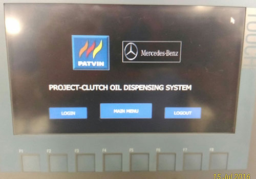 Project-clutch oil dispensing system