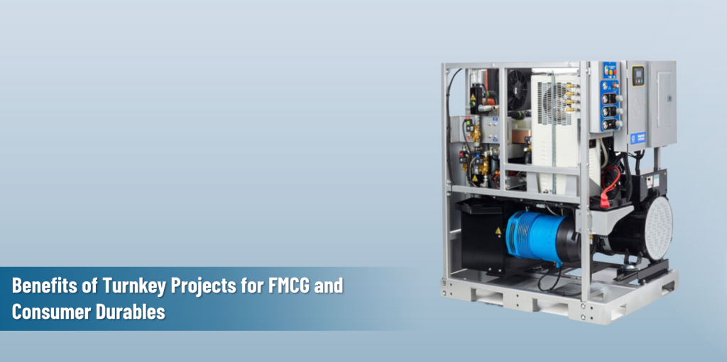 Feature image for the blog on benefits of Turnkey projects on FMCG Durables