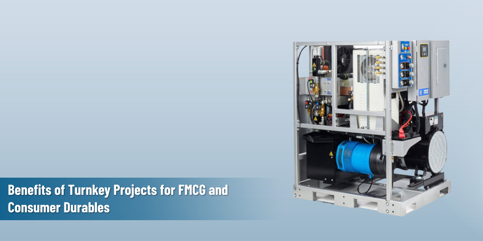 Feature image for the blog on benefits of Turnkey projects on FMCG Durables