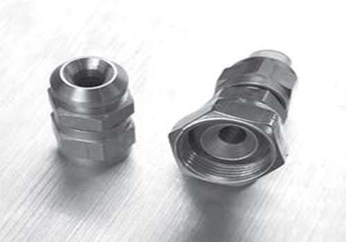 Image of a stainless steel double ferrule compression tube fittings.