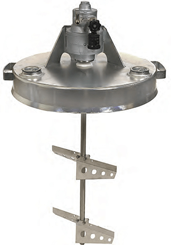 The object is a Binks Pail Cover Agitator